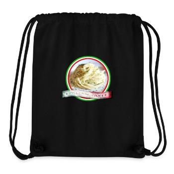 Spaghetti, Italian taste - Stanley/Stella Recycled Gym Bag - black - Front