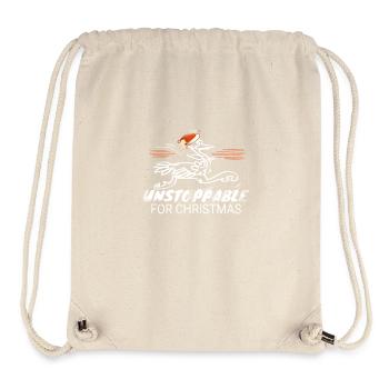 Christmas Messenger - Stanley/Stella Recycled Gym Bag - natural - Front