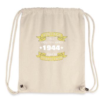 Vintage 1944 80 Years Aged to Perfection - Stanley/Stella Recycled Gym Bag - natural - Front