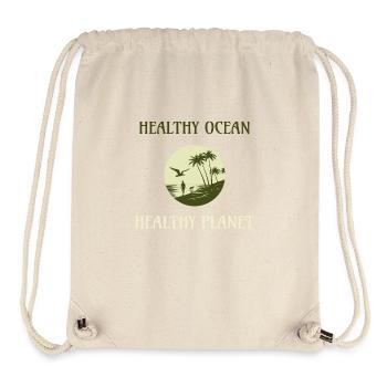 Marine Conservation - Stanley/Stella Recycled Gym Bag - natural - Front
