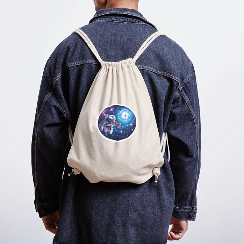 Astronaute dans l’espace Sac à cordon recyclé Stanley/Stella