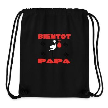 SOON TO BE A DAD - Stanley/Stella Recycled Gym Bag - black - Front