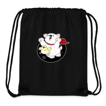 Dog Korean - Japanese Style 06 - Stanley/Stella Recycled Gym Bag - black - Front