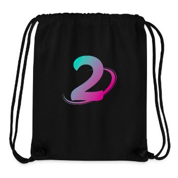 Number 2 multicolor - Stanley/Stella Recycled Gym Bag - black - Front