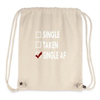SINGLE SINGLE AF - Sac à cordon recyclé Stanley/Stella - blanc naturel - Devant