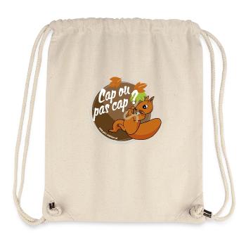 Cap ou pas cap? - Sac à cordon recyclé Stanley/Stella - blanc naturel - Devant