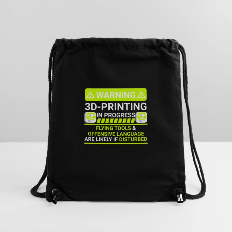 warning 3d printing in progress Stanley/Stella recycelter Gym Bag