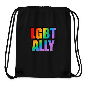 LGBT Ally - Stanley/Stella Recycled Gym Bag - black - Front