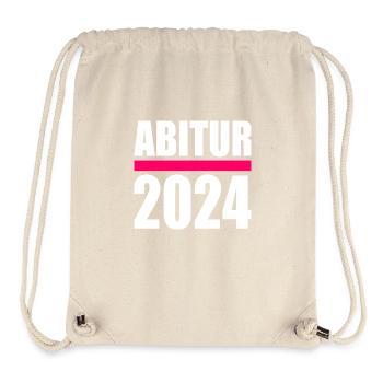 Abitur 2024 - Stanley/Stella recycelter Gym Bag - Naturweiß - Vorne