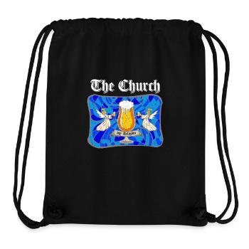 The Church is my religion - international Pub - Stanley/Stella recycelter Gym Bag - Schwarz - Vorne