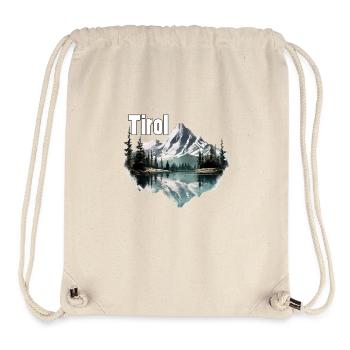 Tyrol with mountains, the Loyalty of the Alps to the province of Tyrol - Stanley/Stella Recycled Gym Bag - natural - Front