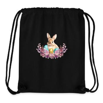 Rabbit in the nest - Stanley/Stella Recycled Gym Bag - black - Front