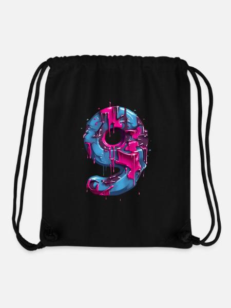 NR. 9 NUMMER 9 COOL 9. GEBURTSTAG - Stanley/Stella recycelter Gym Bag - Schwarz