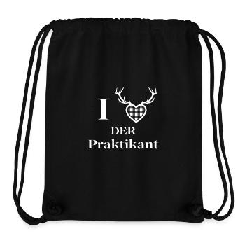 I Love the Intern - Stanley/Stella Recycled Gym Bag - black - Front