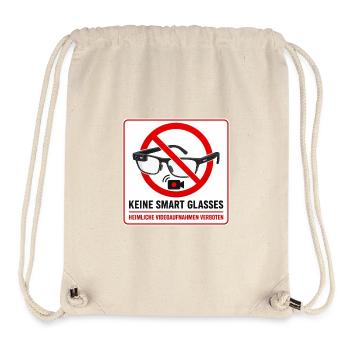 Keine Smart Glasses  - Stanley/Stella recycelter Gym Bag - Naturweiß - Vorne