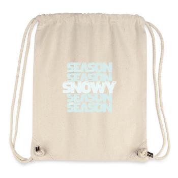 Winterzeit Schnee - Stanley/Stella recycelter Gym Bag - Naturweiß - Vorne