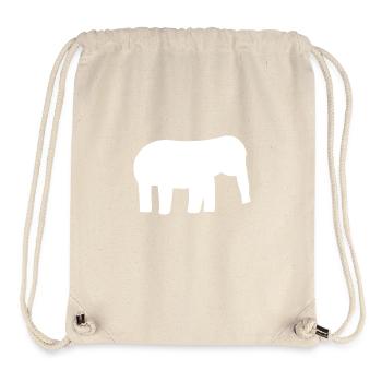 Elephant Baby Symbol Animal - Stanley/Stella Recycled Gym Bag - natural - Front