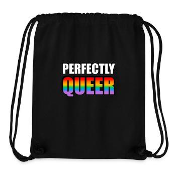 Parfaitement queer - Sac à cordon recyclé Stanley/Stella - noir - Devant