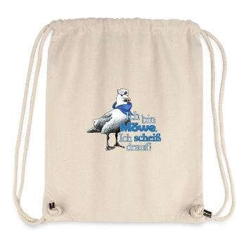 Funny Seagull with Saying - Fuck It! - Stanley/Stella Recycled Gym Bag - natural - Front