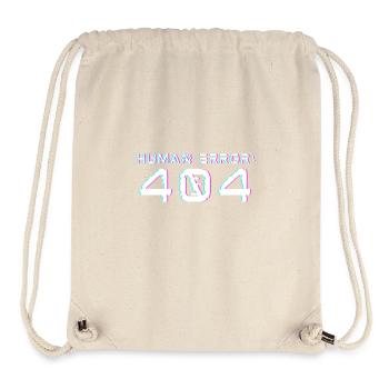 Human Error: 404 - Stanley/Stella Recycled Gym Bag - natural - Front