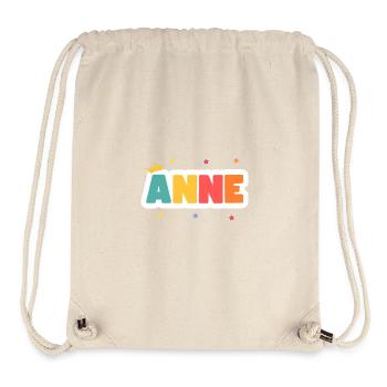 Anne! Customizable - Stanley/Stella Recycled Gym Bag - natural - Front