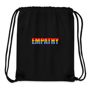 EMPATHIE Regenbogen LGBT Gay Pride Verbündeter - Stanley/Stella recycelter Gym Bag - Schwarz - Vorne