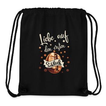 Coffee - love at first sip - Stanley/Stella Recycled Gym Bag - black - Front