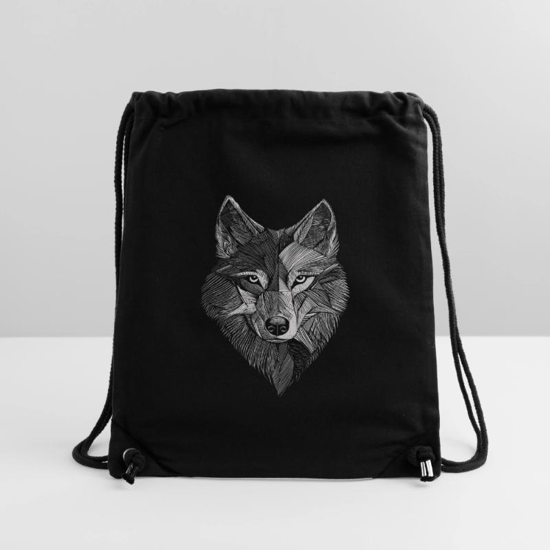 Wolf Stick Pattern Husky Stanley/Stella Recycled Gym Bag