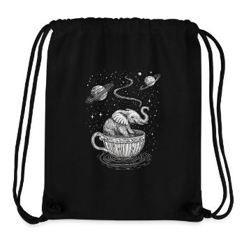 Magic Elephant Coffee All - Stanley/Stella Recycled Gym Bag - black - Front