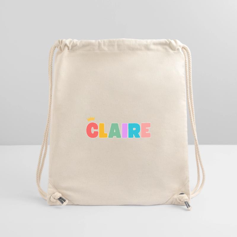 Claire! Customizable Stanley/Stella Recycled Gym Bag