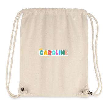 Caroline! Personalisierbar - Stanley/Stella recycelter Gym Bag - Naturweiß - Vorne