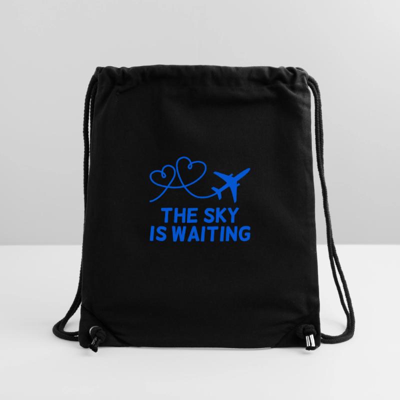 Flugzeug Pilot Spruch Geschenk Stanley/Stella recycelter Gym Bag