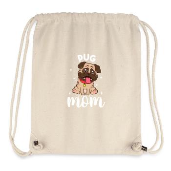 Pug Mom - Mops - Stanley/Stella Recycled Gym Bag - natural - Front