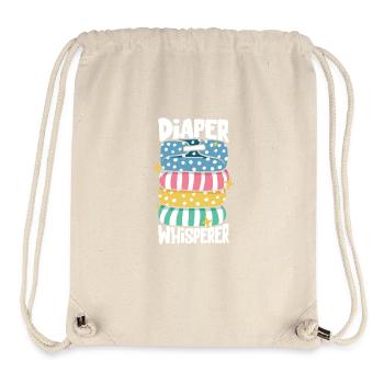 Diaper Whisperer - Diaper Changing - Stanley/Stella Recycled Gym Bag - natural - Front