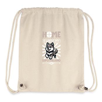 Zuhause - Lupo Italiano - Stanley/Stella recycelter Gym Bag - Naturweiß - Vorne