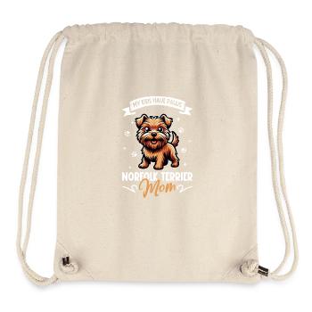Norfolk Terrier Mama - Stanley/Stella recycelter Gym Bag - Naturweiß - Vorne