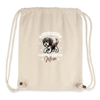 Griffon Korthals Mama - Stanley/Stella recycelter Gym Bag - Naturweiß - Vorne