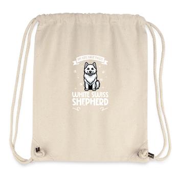 Berger Blanc Suisse Mama - Stanley/Stella recycelter Gym Bag - Naturweiß - Vorne