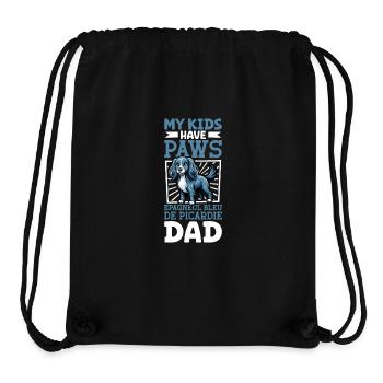 Epagneul Bleu de Picardie Papa - Stanley/Stella recycelter Gym Bag - Schwarz - Vorne