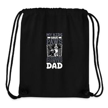 Braque d'Auvergne Papa - Stanley/Stella recycelter Gym Bag - Schwarz - Vorne