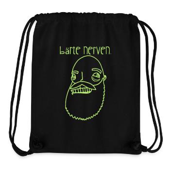 Bärte nerven! - Stanley/Stella recycelter Gym Bag - Schwarz - Vorne