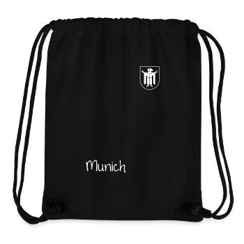 Munich München Wappen - Stanley/Stella recycelter Gym Bag - Schwarz - Vorne