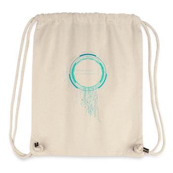 cpu pc nerd spaceship sci-fi core board lol cod - Stanley/Stella Recycled Gym Bag - natural - Front