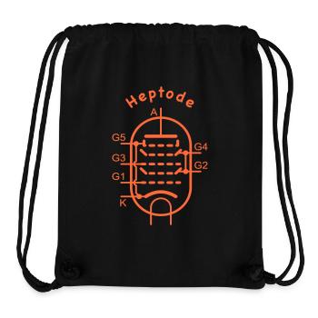 Vacuum Tube Symbol Heptode - Stanley/Stella Recycled Gym Bag - black - Front