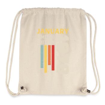 January 1978 - January 1978 Birthday Gift - Stanley/Stella Recycled Gym Bag - natural - Front