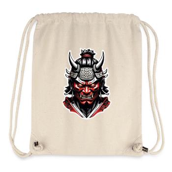 Samurai Warrior - Japan - Demon - Stanley/Stella Recycled Gym Bag - natural - Front