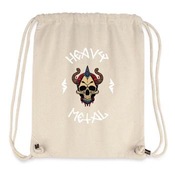 Schwermetall - Stanley/Stella recycelter Gym Bag - Naturweiß - Vorne
