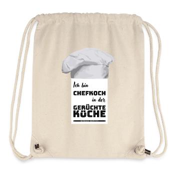 Ich bin Chefkoch in der Gerüchteküche - mein Humor - Stanley/Stella recycelter Gym Bag - Naturweiß - Vorne