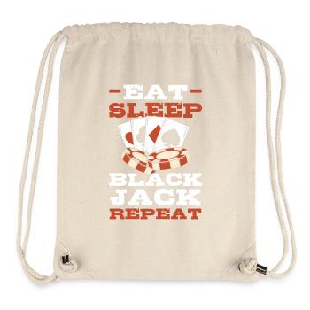 Blackjack Black Jack - Stanley/Stella recycelter Gym Bag - Naturweiß - Vorne
