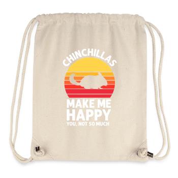 Chinchilla - Stanley/Stella recycelter Gym Bag - Naturweiß - Vorne